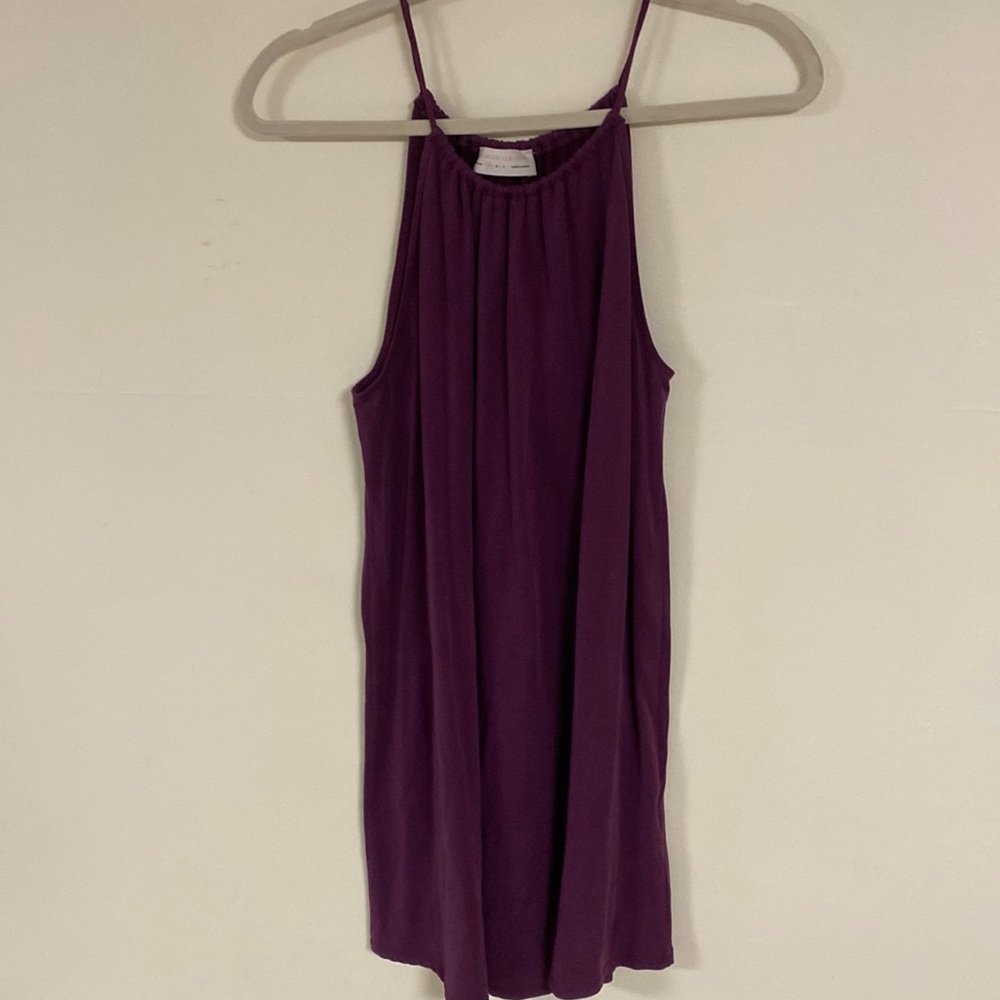 Purple loose fitting dress
